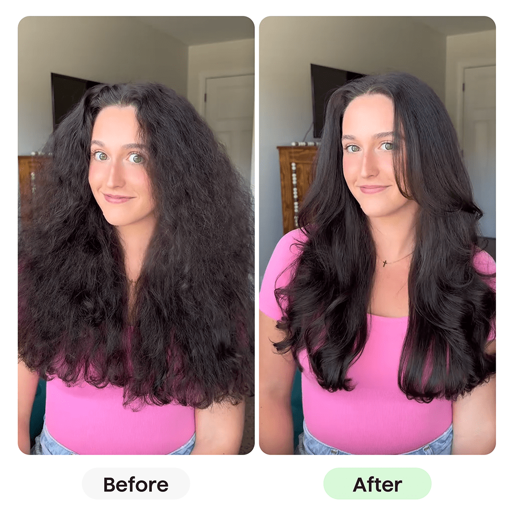 Frizz & Damage, Solved At-Home.