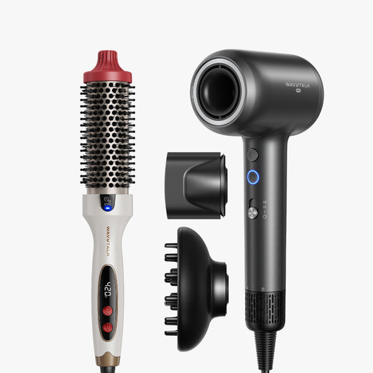 Holiday LE Blowout Boost and dark gray Turblow Pro display on a white background